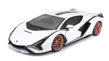 11046W  Lamborghini Sian FKP 37 2019 white 1:18